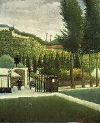 Henri Rousseau The Customs Post oil painting reproduction